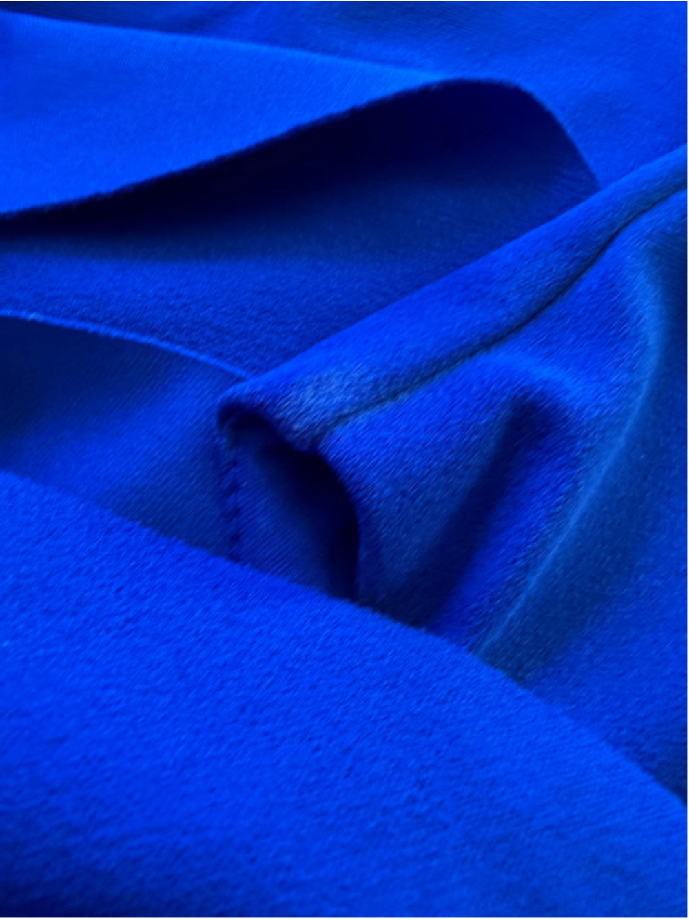 Alexa B Nites Royal Blue Off-Shoulder Midi Dress Size 8 - Picture 13 of 13